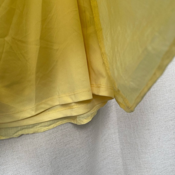 Embroidered yellow gypsy blouse - Picture 5 of 5